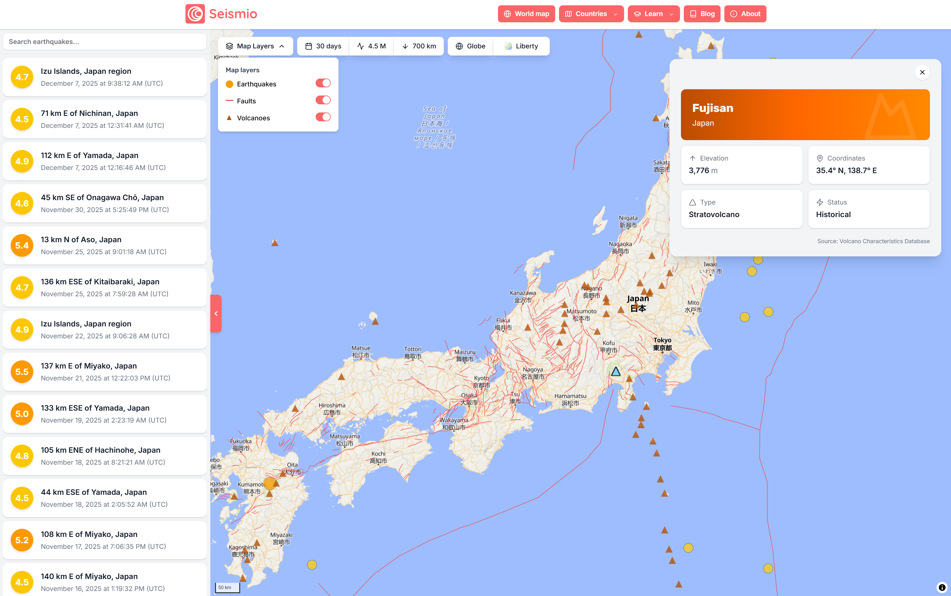 Seismio update: Faults, volcanoes and layer support